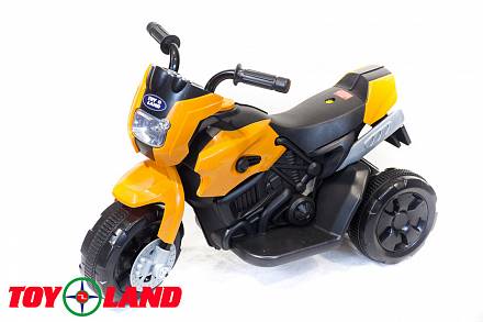 Электромотоцикл Toyland оранжевого цвета 